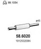 ASSO 58.6020 Middle Silencer